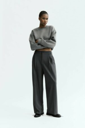 Pleated trousers
